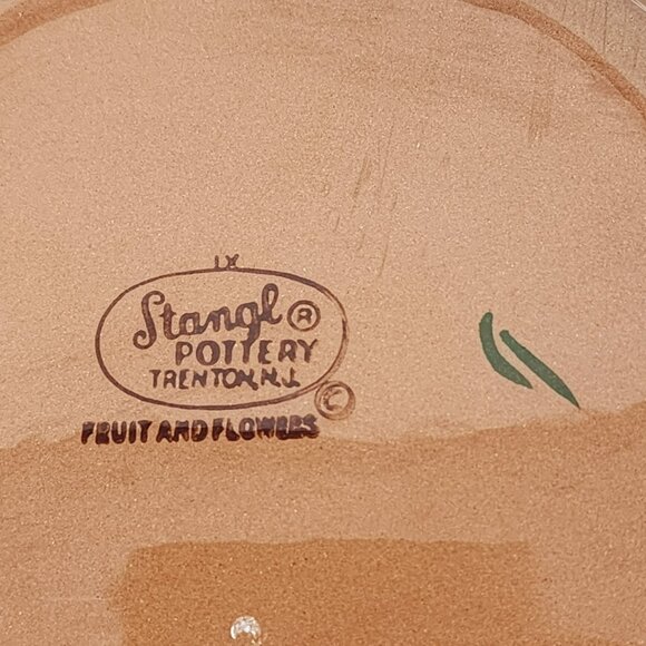 Oval Vintage Stangl Ceramic Divided Serving Dish‎ With Floral Design - Picture 8 of 13